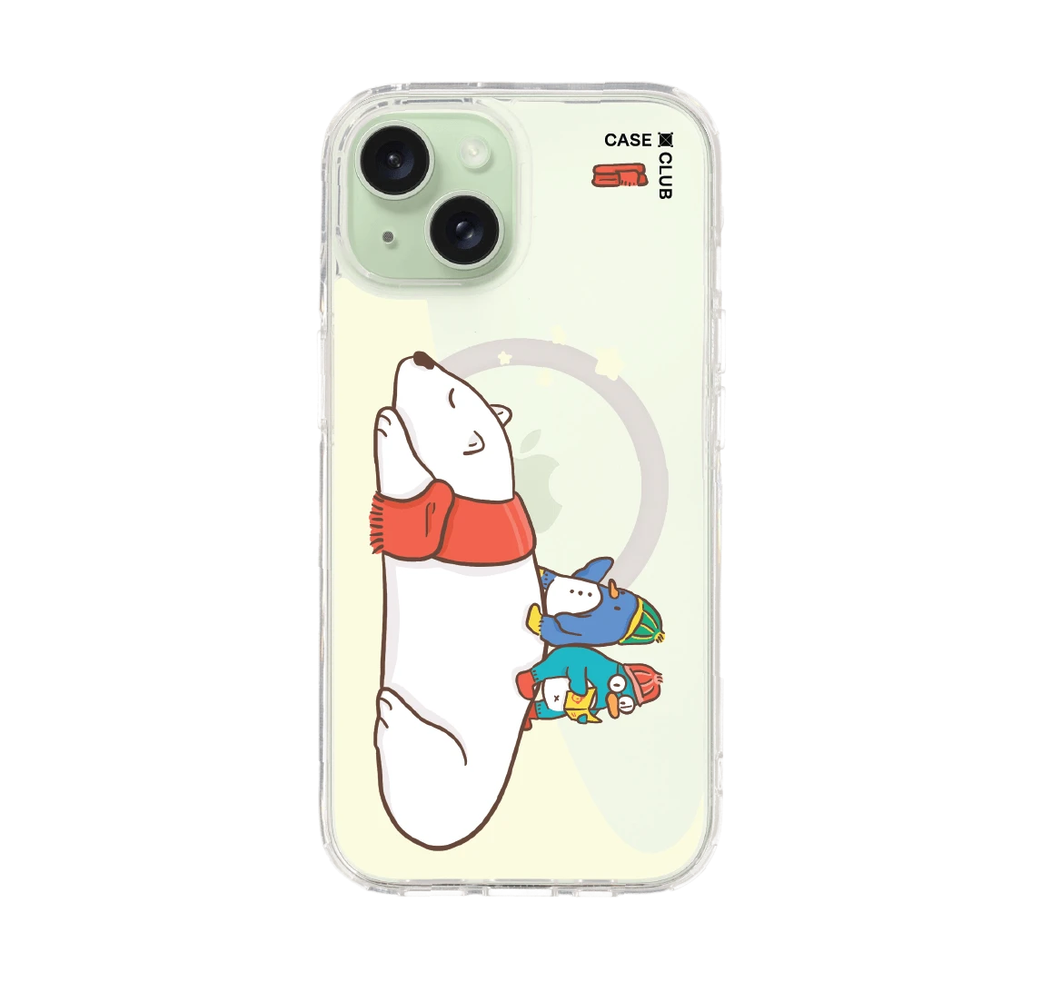 polar bear & duo penguin